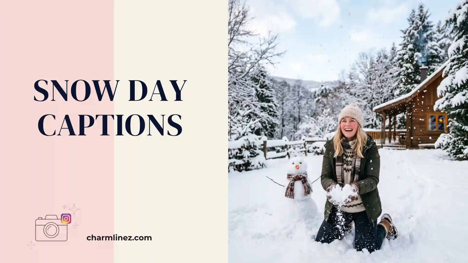snow day captions